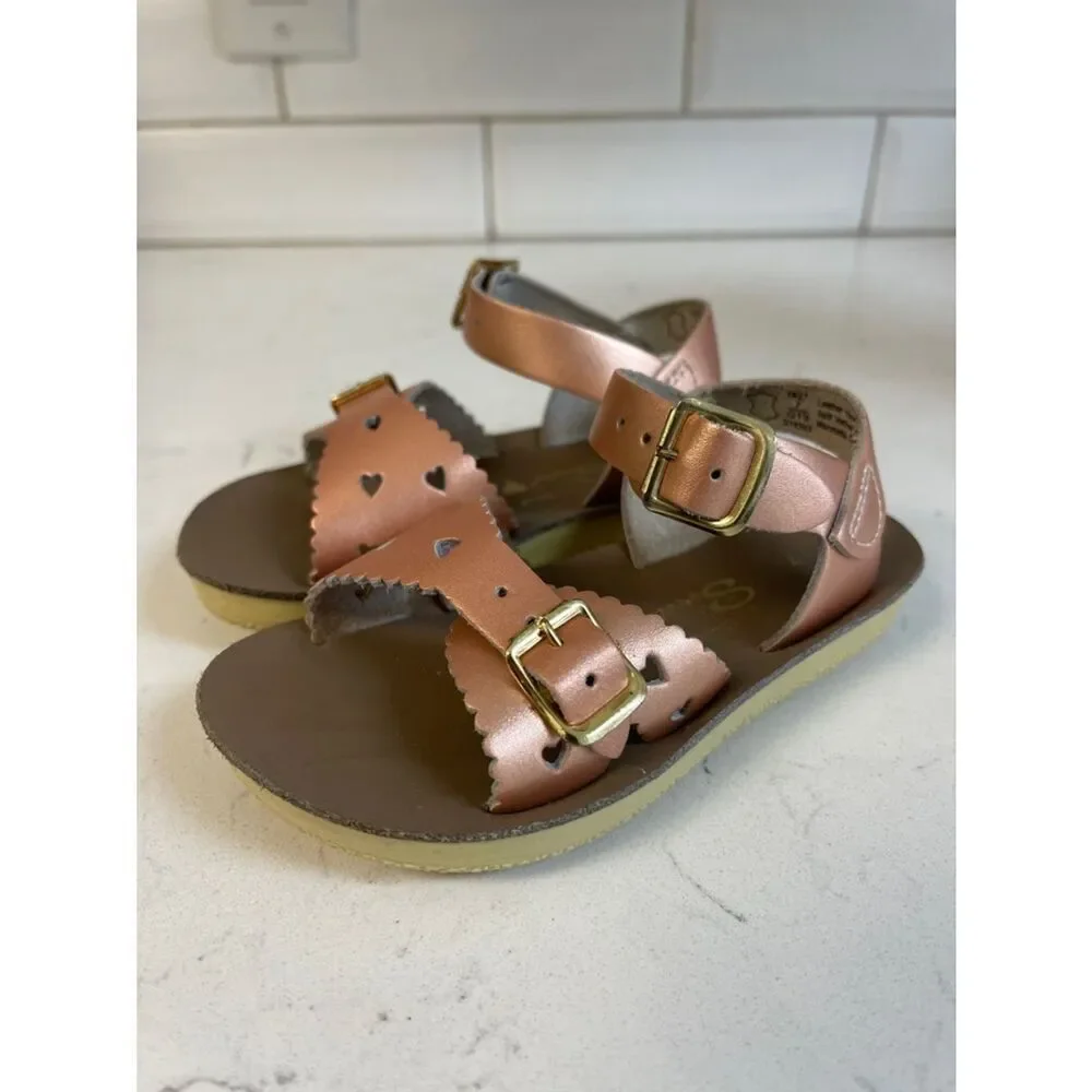 Sun-San Sweetheart - Little Kid - Toddler Size 8 Color: Rose Gold Worn 2-3 Times